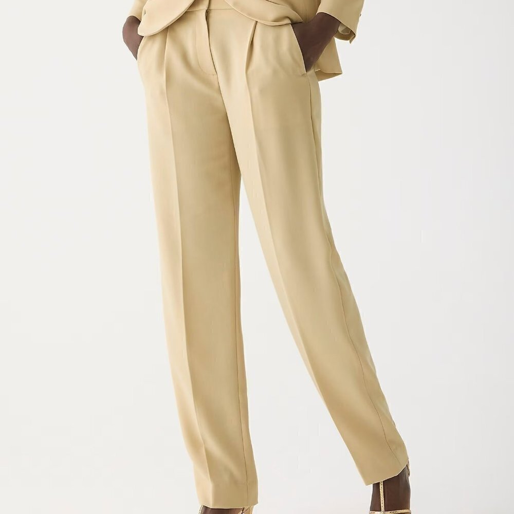 NWT - J. Crew Tall relaxed drapey crepe trouser